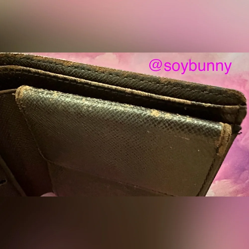 Louis Vuitton Damier Unisex Bifold Wallet (Fixer/Project)